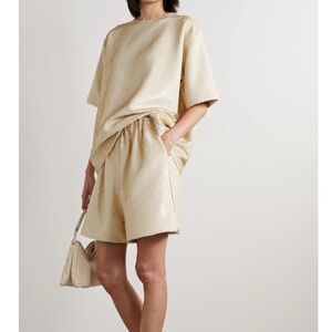 The Frankie Shop Jazz Sequins Tulle Shorts